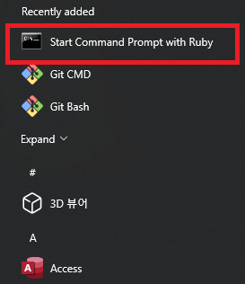 Start Command Prompt with Ruby